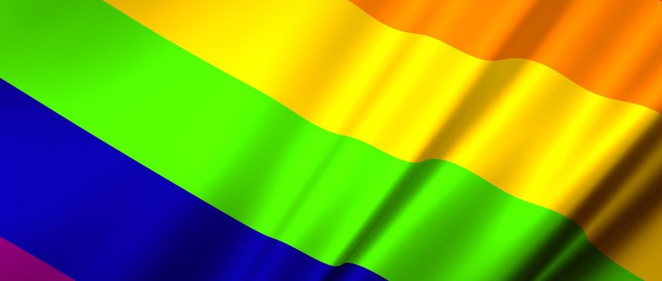 bandiera arcobaleno simbolo del movimento LGBTQI+